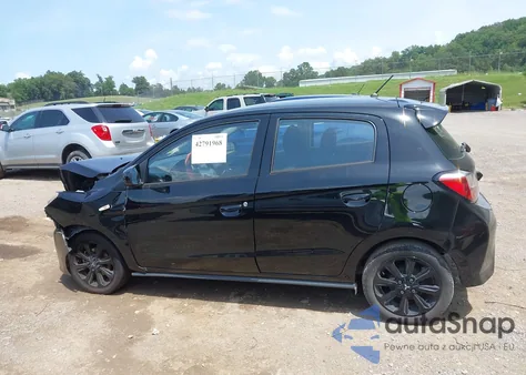 2022 Mitsubishi Mirage Black Edition/Se из США, поврежденный, VIN ML32AWHJ7NH005410